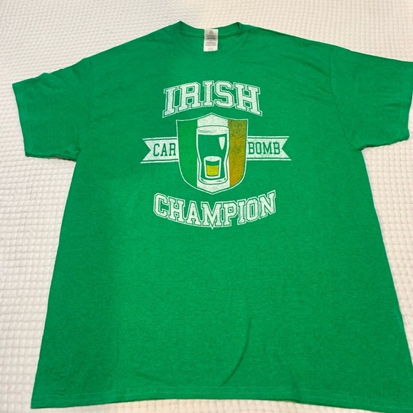 Gildan Other - Saint Patrick’s day! Irish Car Bomb Champion GRN T-shirt GildenUltra Cotton SZXL